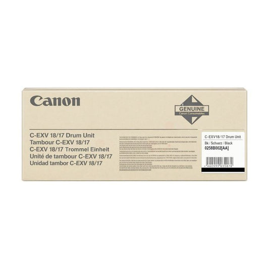 Tambour de Marque Canon C-EXV17BKDRUM (0258B002) Noir (60 000 pages)