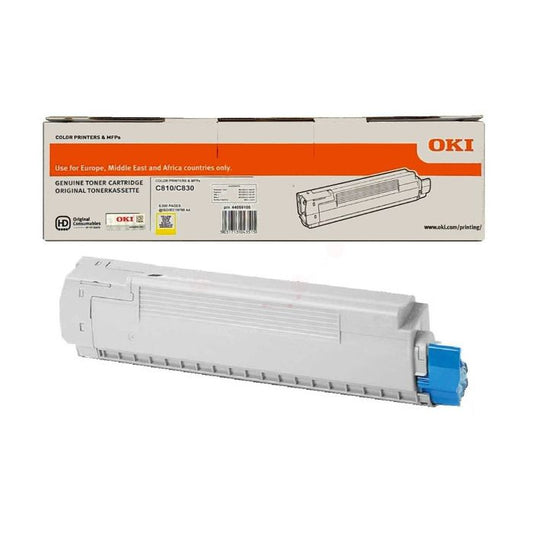 Cartouche Laser de Marque OKI 44059105 Jaune (8 000 pages)