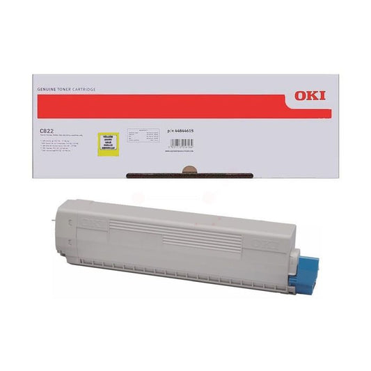 Cartouche Laser de Marque OKI 44844613 Jaune (7 300 pages)