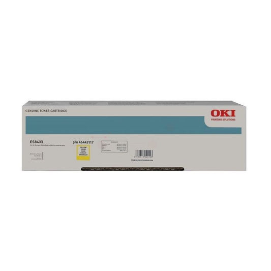 Cartouche Laser de Marque OKI 46443117 Jaune (10000pages)