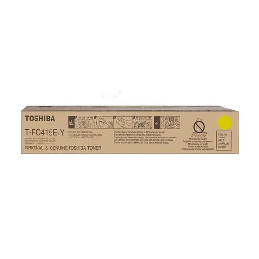 Cartouche Laser de Marque Toshiba FC415EY (6AJ00000182) Jaune (33 600 pages)