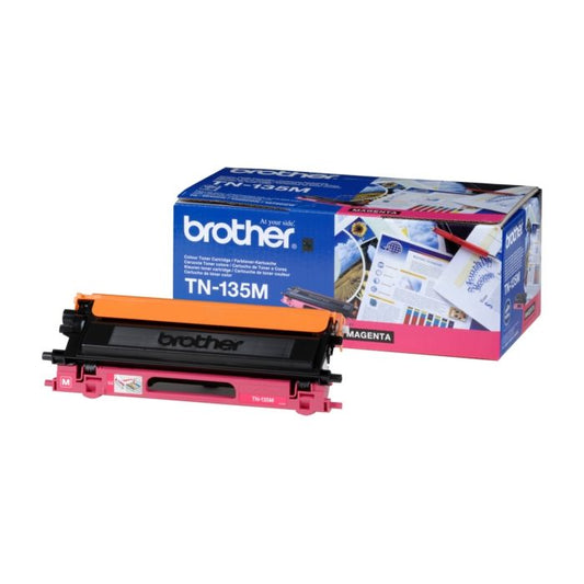 Cartouche Laser de Marque BROTHER TN135M Magenta (4000 pages)