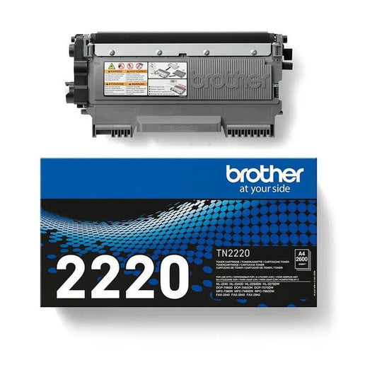 Cartouche Laser de Marque BROTHER TN2220 Noir (2 600 pages)