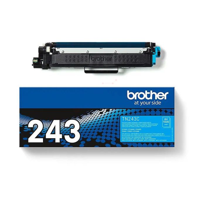 Cartouche Laser de Marque BROTHER TN243C Cyan (1 000 pages)