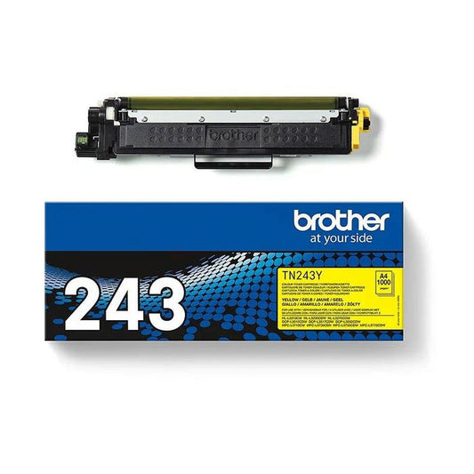 Cartouche Laser de Marque BROTHER TN243Y Yellow (1 000 pages)