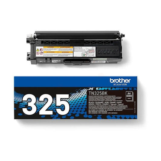 Cartouche Laser de Marque BROTHER TN325BK Noir Haute Capacité (4 000 pages)