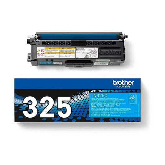 Cartouche Laser de Marque BROTHER TN325C Cyan Haute Capacité (3 500 pages)