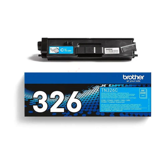 Cartouche Laser de Marque BROTHER TN326C Cyan Grande Capacité (3 500 pages)