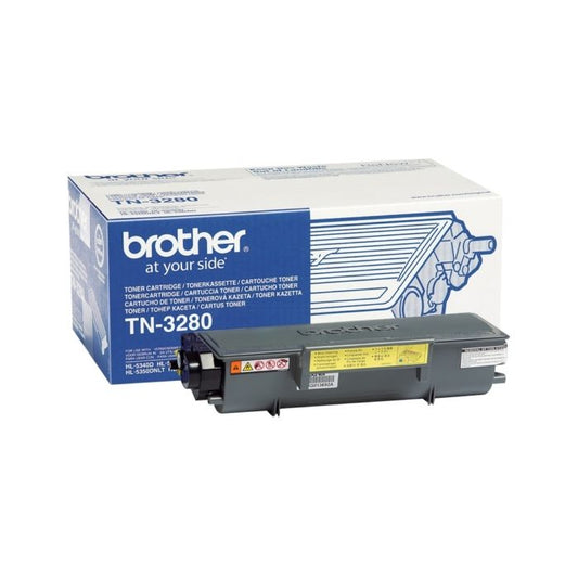 Cartouche Laser de Marque BROTHER TN3280 Noir Haute Capacité (8000 pages)