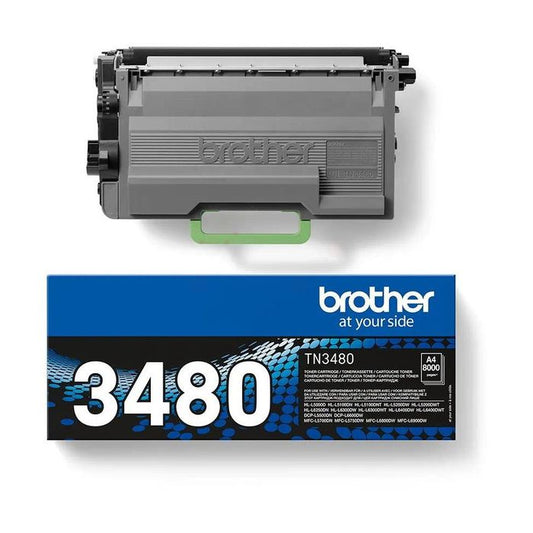 Cartouche Laser de Marque BROTHER TN3480 Noir (8 000 pages)