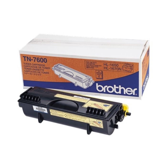 Cartouche Laser de Marque BROTHER  TN7600 Noir (6500pages)