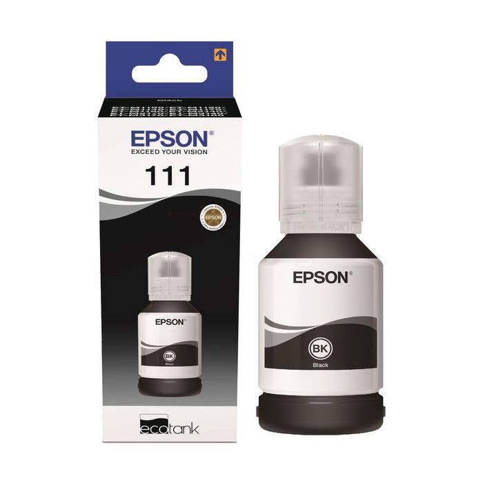 Flacon d'encre de Marque Epson T03M1 (C13T03M140) Noir - Format XL 6000 copies pour Epson ECOTANK ET 3170