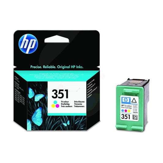 Cartouche Jet d'encre de Marque HP N°351 (CB337) 3 Couleurs (170 pages)