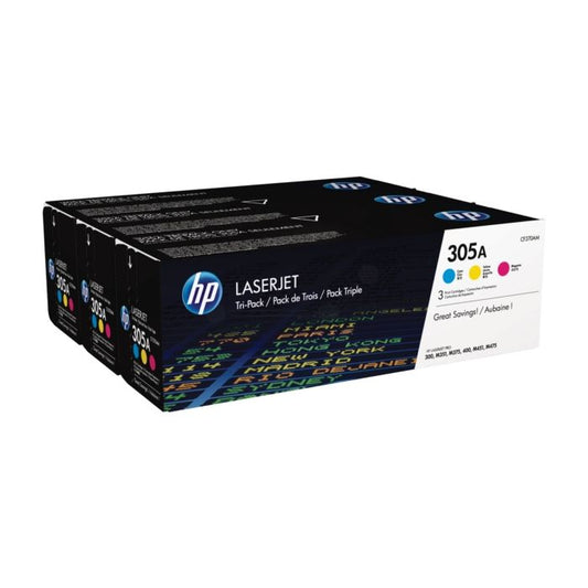 Lot de 3 Cartouches Laser de Marque HP CF370AM Cyan, Magenta,YELLOW 2600 pages