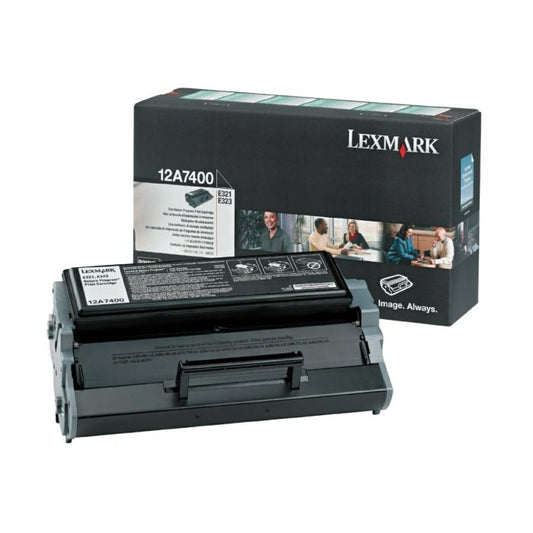 Cartouche Laser de Marque Lexmark 12A7400 Noir (3000pages)