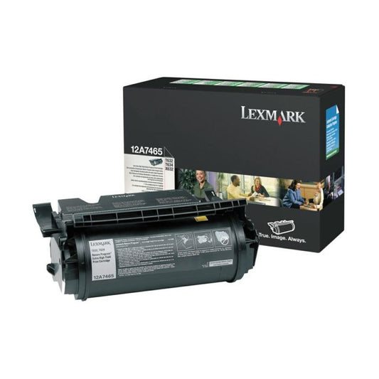 Cartouche Laser de Marque Lexmark 12A7465 Noir (32 000pages)