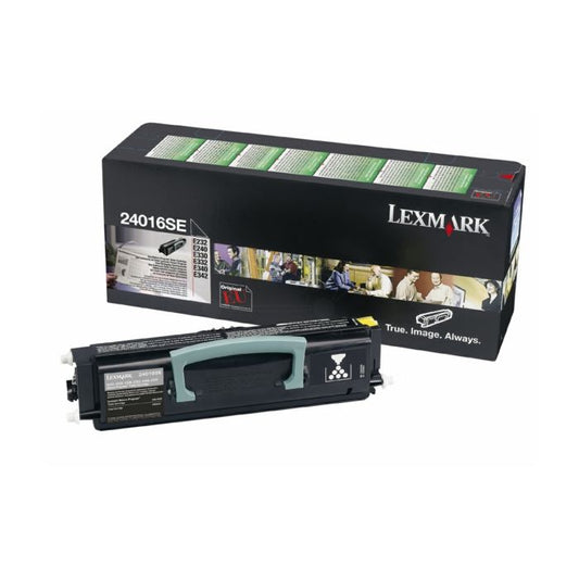 Cartouche Laser de Marque Lexmark 24016SE Noir Prebate (2.500 pages)