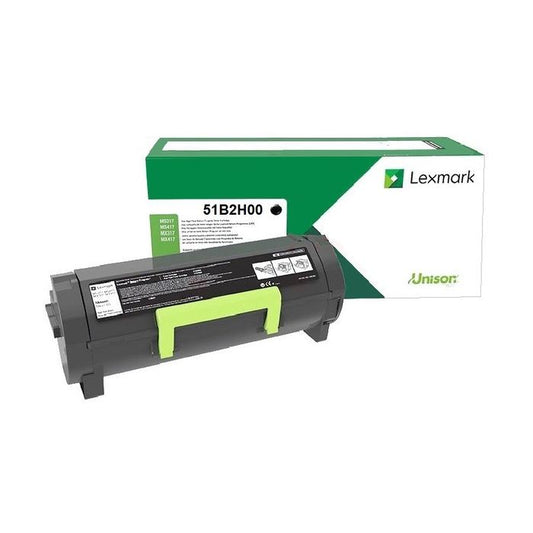 Cartouche Laser de Marque Lexmark 51B2H00 Noir (8500 copies)