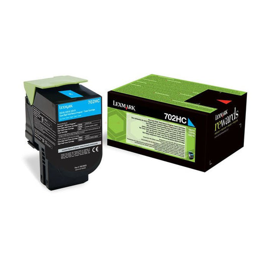 Cartouche Laser de Marque Lexmark 70C2HC0 Cyan Haute Capacité (3000 pages)