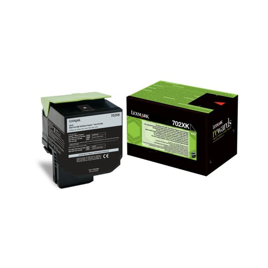 Cartouche Laser de Marque Lexmark 70C2XK0 Noir Haute Capacité (8000 pages) (Return program)