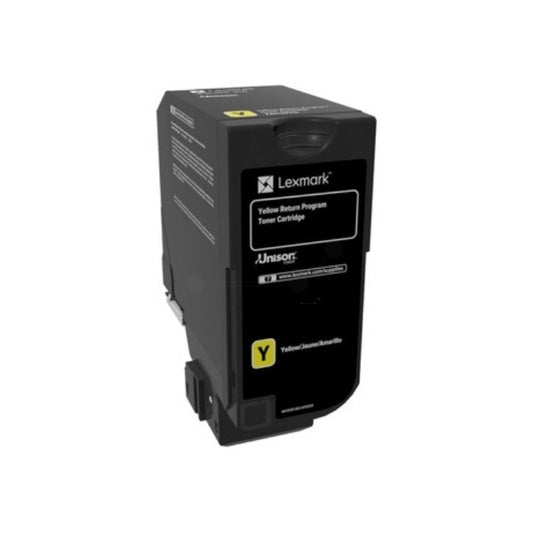 Cartouche Laser de Marque Lexmark 74C2SYE Jaune (7 000 pages)