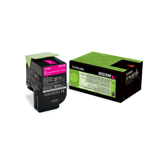 Cartouche Laser de Marque Lexmark 80C2XM0 Magenta grande Capacité (4000 pages) (Rpages)