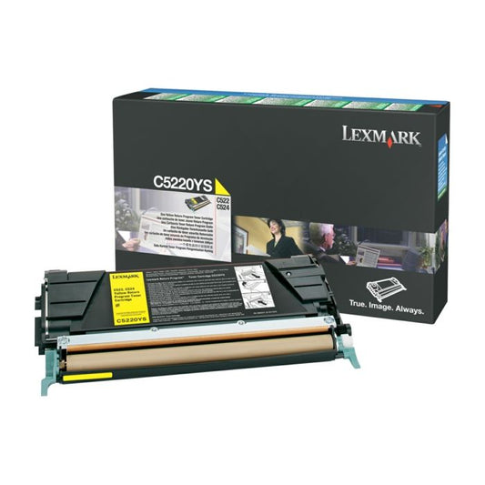 Cartouche Laser de Marque Lexmark C5220YS Yellow (3000pages)