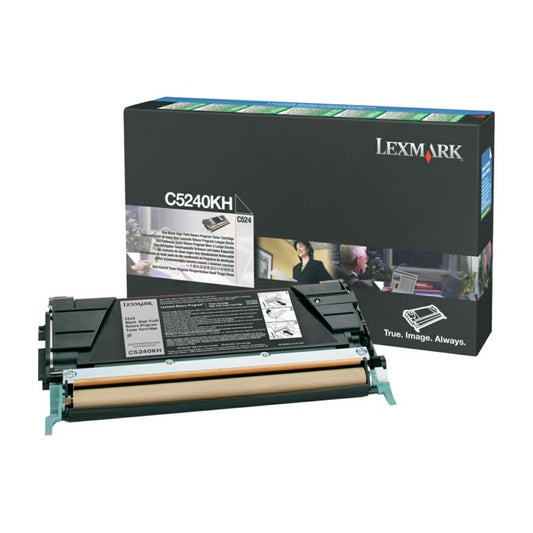 Cartouche Laser de Marque Lexmark C5240KH Noir (8000 pages)