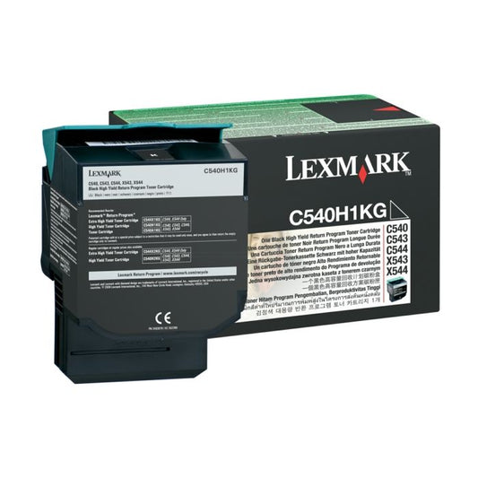 Cartouche Laser de Marque Lexmark C540H1KG Noir Longue Durée (2500 pages)
