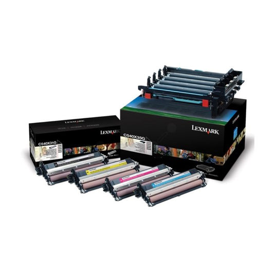 Photoconducteur Noir et Couleur Laser de Marque Lexmark C540X74G (30 000 pages)