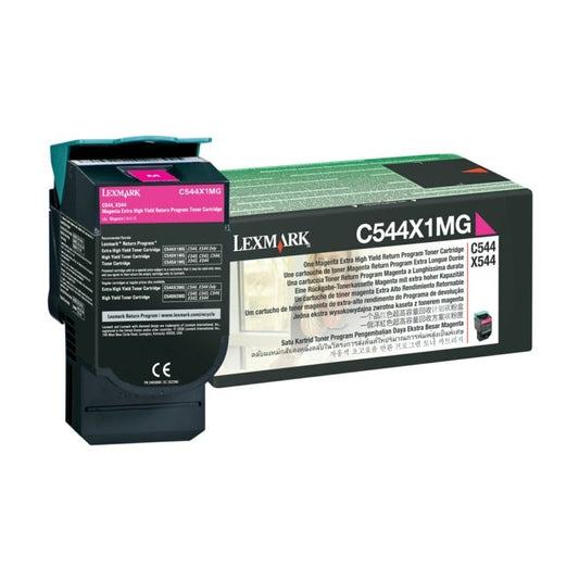 Cartouche Laser Compatible Lexmark C544X1MG Magenta Trés Haute Capacité  (4 000 pages)