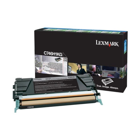 Cartouche Laser de Marque Lexmark C746H1KG Noir (12000pages)