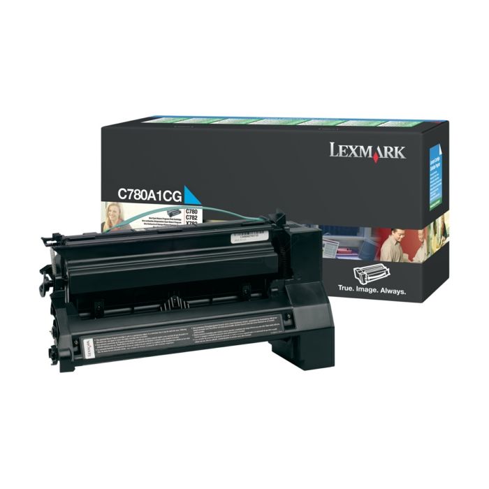 Cartouche Laser de Marque Lexmark C780A1CG Cyan  (6 000 pages)