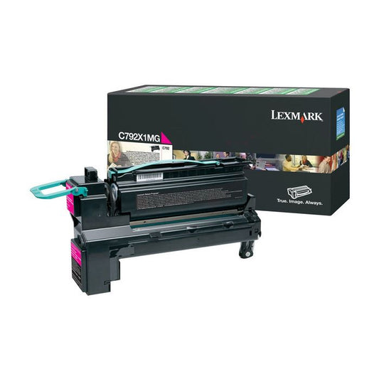 Cartouche Laser Compatible Lexmark C792X1MG Magenta Haute Capacité (20 000 pages)