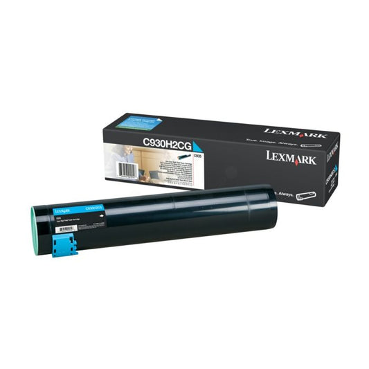 Cartouche Laser de Marque Lexmark C930H2CG Cyan  Haute Capacité (24 000 pages)