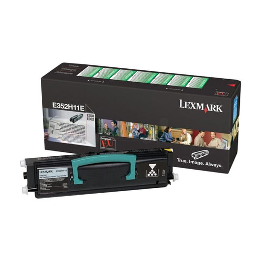 Cartouche Laser de Marque Lexmark E352H11E Noir (3500pages)