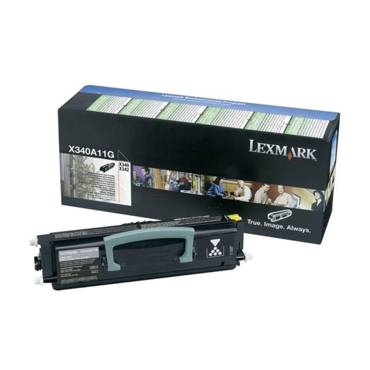 Cartouche Laser Compatible Lexmark X340A11G Noir (2500 pages)