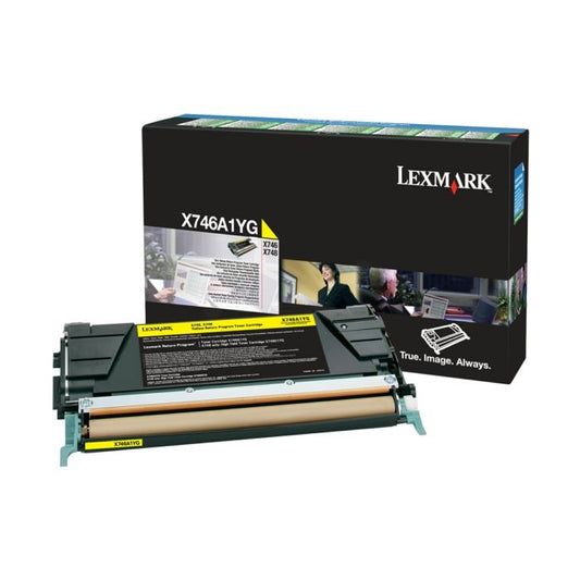 Cartouche Laser Compatible Lexmark X746A1YG Yellow (7000 pages)