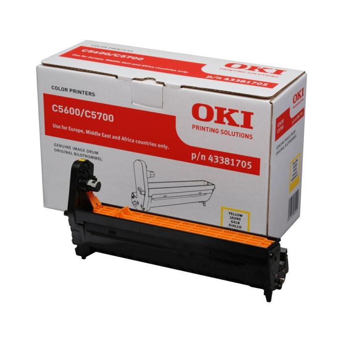 Tambour de Marque OKI 43381705 Jaune (20000pages)