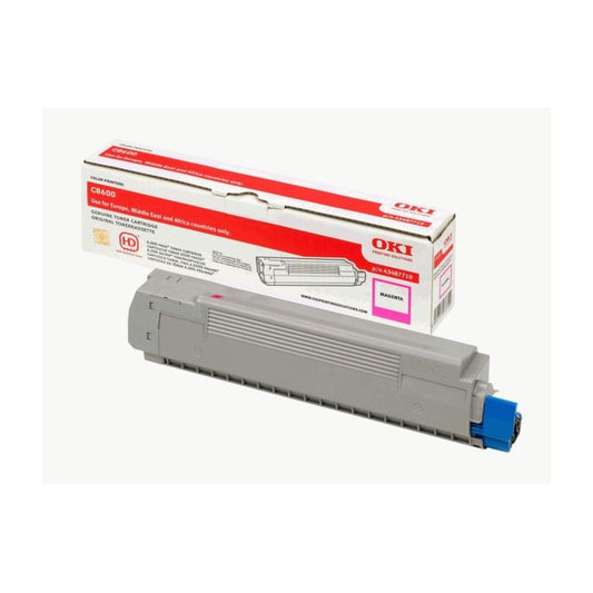 Cartouche Laser de Marque Marque OKI 43487710 Magenta (6000pages)
