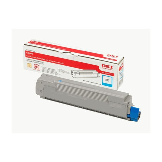 Cartouche Laser de Marque Marque OKI 43487711 Cyan 6000pages
