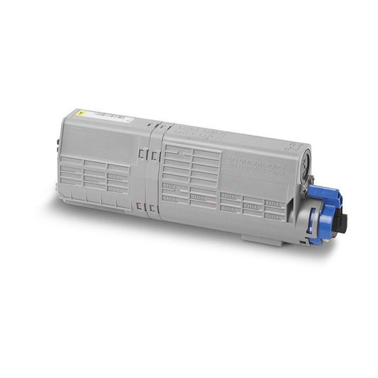 Cartouche Laser de Marque OKI 46490605 Jaune Haute Capacité (6 000 pages)
