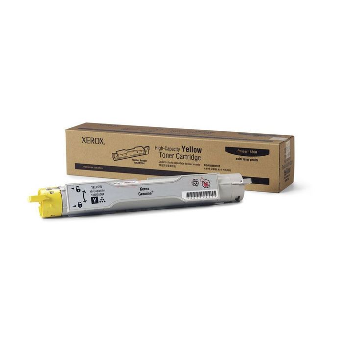Cartouche Laser de Marque Xerox 106R01084 Jaune Haute Capacité (7000 pages)