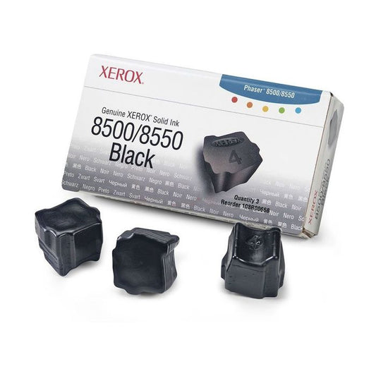 3 bâtonnets Encre solide de Marque Xerox 108R00668 Noir (3 000 pages)