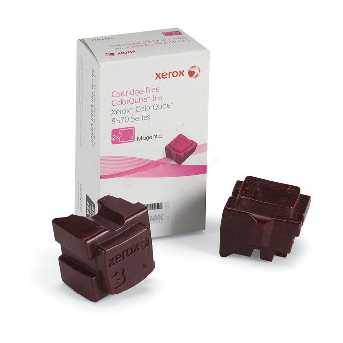 Lot de 2 bâtonnets Cartouches d'encre solide Compatible XEROX 108R00932 Magenta (4 400 pages)