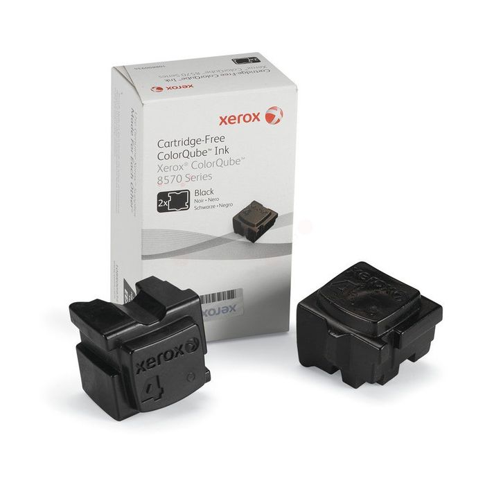 Lot de 2 bâtonnets de Marque Xerox 108R00934 Encre solide BLACK (4 300 pages)