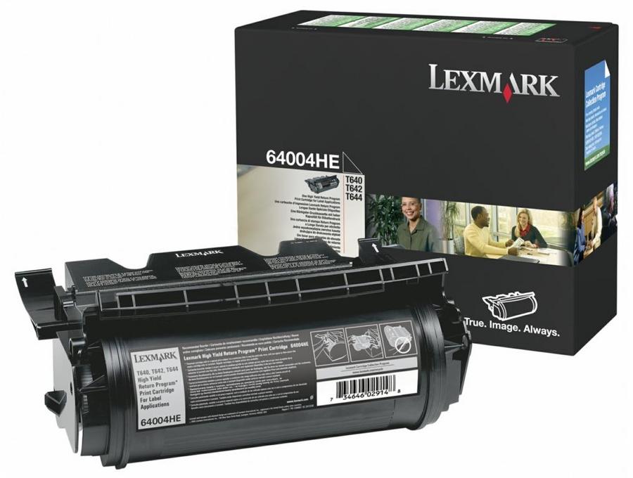 Cartouche Laser de Marque Lexmark 64004HE Noir Haute Capacité (21000pages)