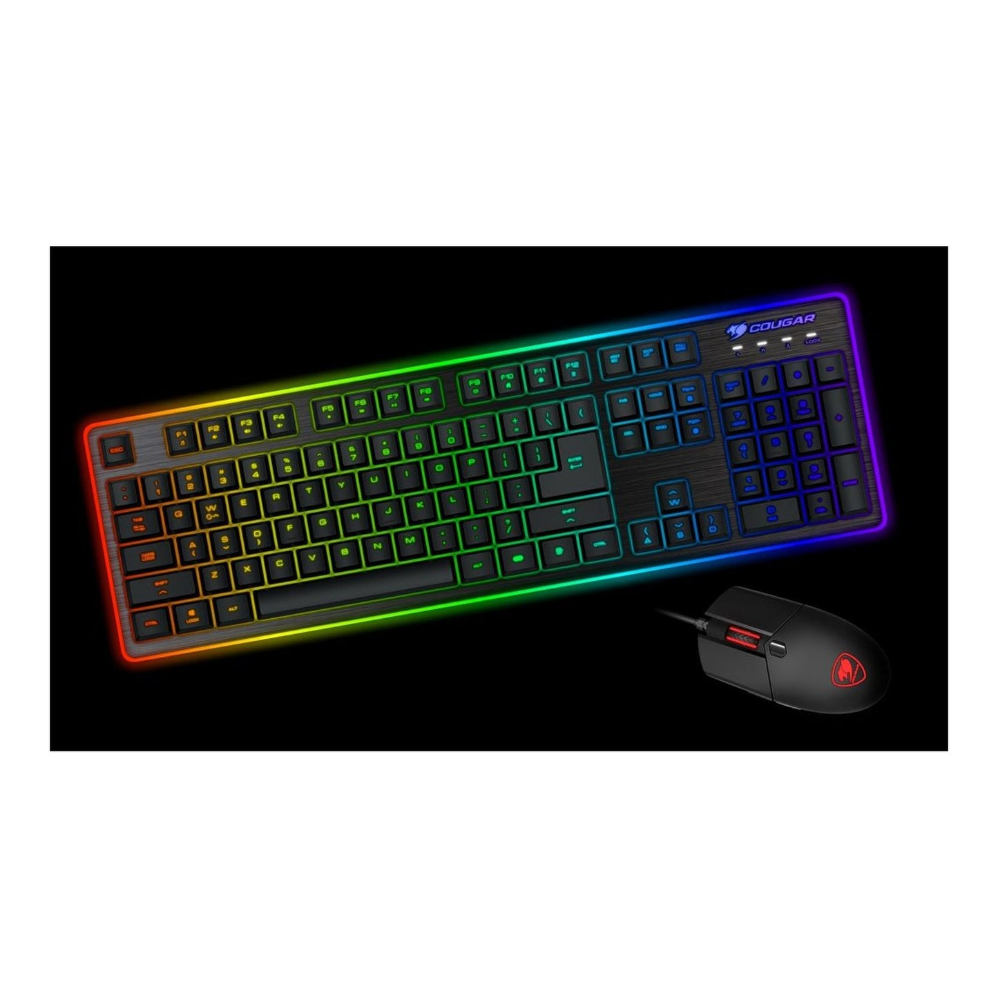 Pack 2en1 (Clavier/Souris) Cougar DeathFire EX RGB (Noir)