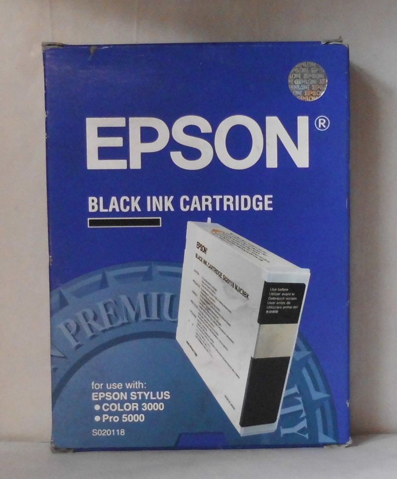 Cartouche Jet d'encre de Marque Epson S020118 Black (3 800 pages)