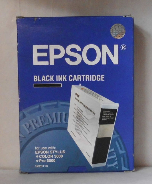 Cartouche Jet d'encre de Marque Epson S020118 Black (3 800 pages)